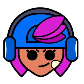 🙂 gioco, personaggio, elmetto, ragazza whatsapp sticker