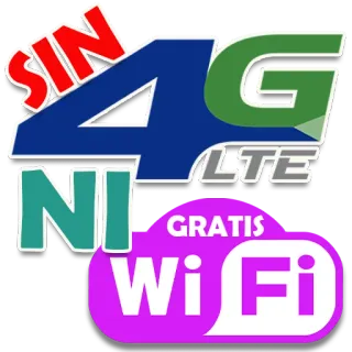 😯 SIN 4G LTE NI GRATIS Wifi wifi, 4G, internet, mobile, tecnologia, segnale telegram sticker