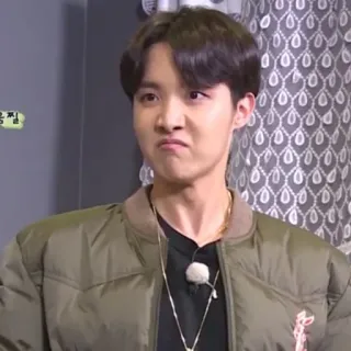 🦚 J-Hope J-Hope, BTS, K-pop, singer, celebrity, face telegram sticker