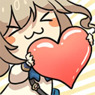 😘 Anime, Hati, Cinta, Lucu, Kawaii telegram sticker