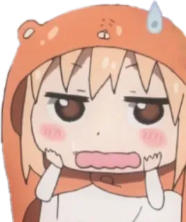😅 Umaru Doma Himouto! Umaru-chan Аниме, Манга, Милый, Персонаж, Смешной, Умару telegram sticker