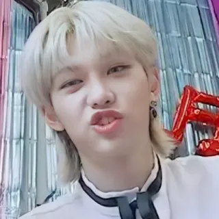 😒 Felix kpop, stray kids, idol, muzyka, piosenkarz, celebryta, portret telegram sticker