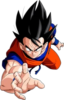 ⚫ Gohan Dragon Ball Z Anime, Dragon Ball, Artes Marciais, Super Saiyajin, Luta telegram sticker