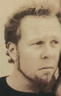 🙁 James Hetfield musicista, metal, cantante, barba, ritratto telegram sticker