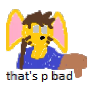 👎 that's baby band Pixel art, Fan art, Arte digital telegram sticker