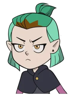 😠 Amity Blight The Owl House Hoạt hình, Tức giận, Anime, Phù thủy, Nhân vật telegram sticker