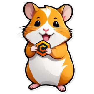 👶 criceto, arancione, carino, animale, roditore, animale domestico, cartone animato, adesivo telegram sticker