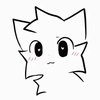 😻 animal, cat, cute, kawaii, pet, sketch, sticker telegram sticker