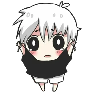 😢 Anime, Chibi, Fofo, Mangá, Desenho animado whatsapp sticker