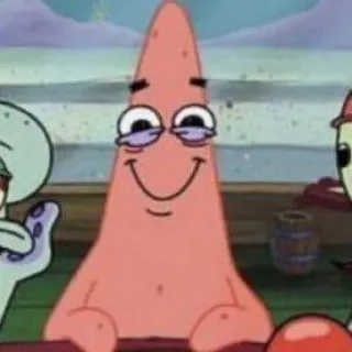 🍨 Patrick Star Spongebob Squarepants Cartone animato, Patrick, Spongebob, Stella marina, Amico telegram sticker