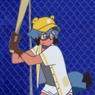 🏏 Michiru Kagemori BNA: Brand New Animal Anime, BNA, Baseball, Michiru Kagemori telegram sticker