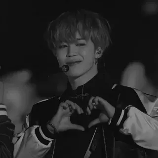 🖇 Jimin Kpop, Jimin, corazón, Ídolo, Cantante whatsapp sticker