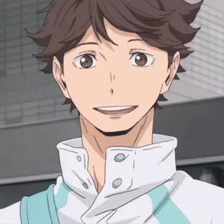 🏐 Oikawa Tooru Haikyuu!! Anime, Haikyuu, Oikawa, Tooru, Personaggio, Pallavolo telegram sticker