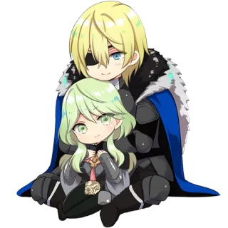 ❤️ Dimitri Alexandre Blaiddyd Fire Emblem: Three Houses anime, video game, fire emblem, chibi, personagem, dimitri whatsapp sticker