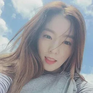 💖 femme, personne, portrait, selfie, beauté, visage, ciel telegram sticker