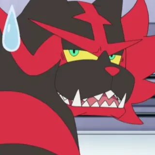 😅 Incineroar Pokemon pokemon, incineroar, anime, cat, fire, character telegram sticker