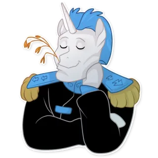 😏 Pony, Einhorn, Cartoon, Tier, Fantasy, Charakter telegram sticker