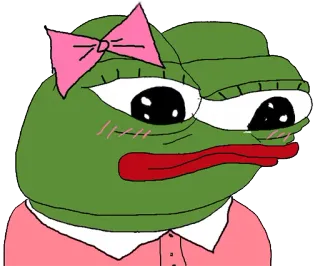 👩 Pepe the Frog pepe, frosch, meme, cartoon, internetkultur telegram sticker