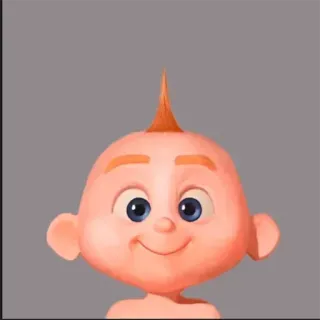 😺 Jack-Jack Parr The Incredibles Kreskówka, Dziecko, Animacja, Słodkie, Disney, Jack-Jack telegram sticker