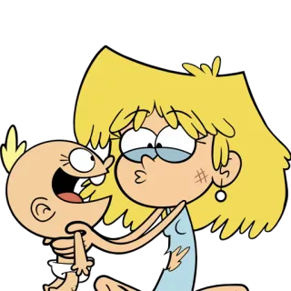 👶 Lori Loud The Loud House Dessin animé, Soeur, Famille, Bébé, Nourrisson, Bienvenue chez les Loud telegram sticker