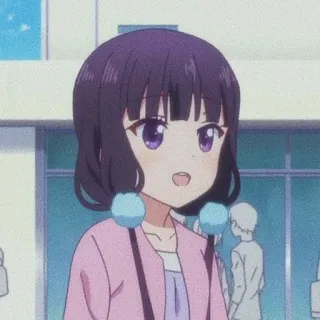 🍇 anime girl, cute, anime, cartoon, character telegram sticker