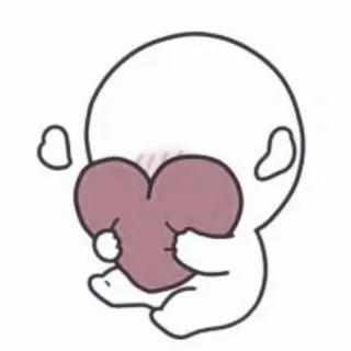💌 сердце, любовь, милый, мультик, персонаж, привязанность telegram sticker