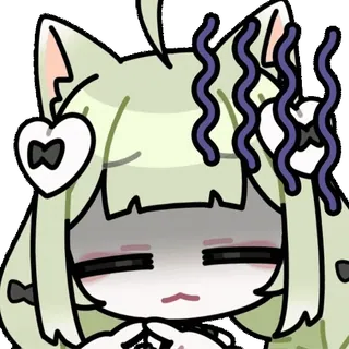 🥺 Kiri Kiri the cat girl telegram sticker