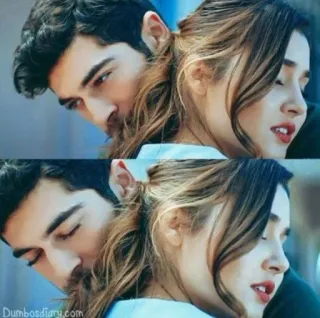 😍 DumbosDiary.com couple, romance, relationship, love, portrait telegram sticker