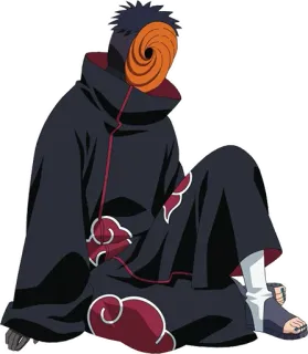 😞 Tobi Naruto anime, manga, Tobi, Naruto, character telegram sticker