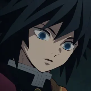 😲 Giyu Tomioka Demon Slayer anime, demon slayer, giyu tomioka, manga, character telegram sticker