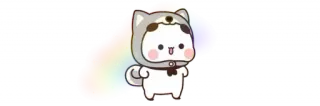 💞 น่ารัก, การ์ตูน, สายรุ้ง, คาวาอิ, สัตว์, สุนัข, สติกเกอร์ telegram sticker