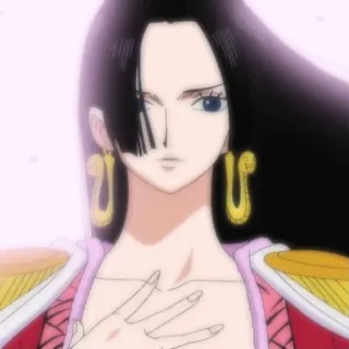 🥰 Boa Hancock One Piece anime, mangá, mulher, pirata, rainha telegram sticker