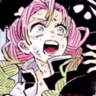 😨 Mitsuri Kanroji Demon Slayer Anime, Manga, Personaggio, Demon Slayer, Mitsuri Kanroji whatsapp sticker