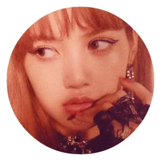 ❤️ Lisa Lisa, K-pop, Blackpink, piosenkarka, celebrytka, kobieta telegram sticker