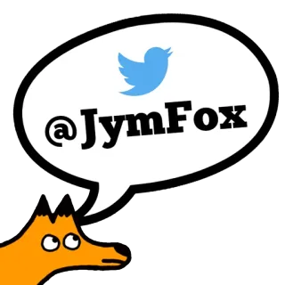 🐓 @JymFox Twitter, Mídia social, Raposa, Desenho animado telegram sticker