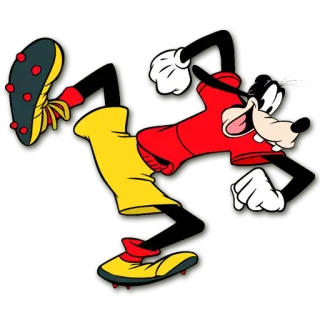 😀 Goofy goffo, cartoni animati, Disney, personaggio, divertente telegram sticker