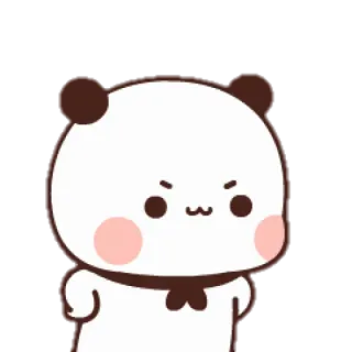 🐼 Панда, Милый, Мультфильм, Животное, Стикер, Эмодзи telegram sticker