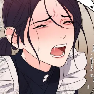 😩 pleurer, contrarié, servante, animé, détressé whatsapp sticker