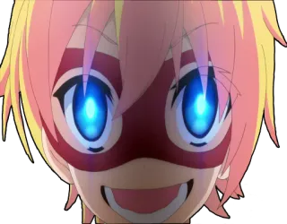 😈 Anime, Manga, Maschera, Supereroe, Cartone animato whatsapp sticker
