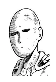 😠 Saitama One-Punch Man Saitama, One-Punch Man, anime, manga, hero, bald telegram sticker