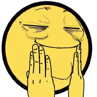 😊 Emoji, Meme, Drôle, Expression, Joie telegram sticker