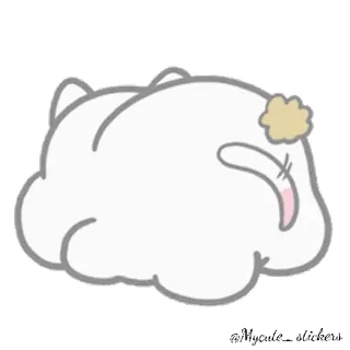 🐱 кот, милый, животное, наклейка, белый whatsapp sticker