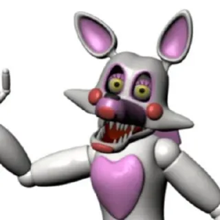 🌟 Mangle Five Nights at Freddy's Mangle, Five Nights at Freddy's, animatronic, horror, video game, character telegram sticker