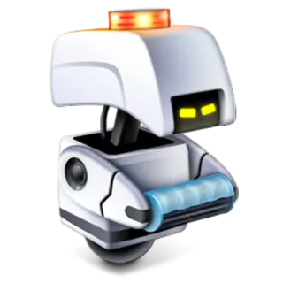 😠 робот, белый, машина, автоматизация telegram sticker