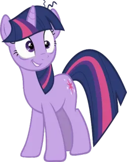 😖 Twilight Sparkle My Little Pony Twilight Sparkle, My Little Pony, cartoon, pony, friendship, magic, animated telegram sticker