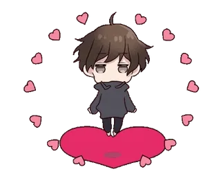 ⭐️ 漫画, 愛, ハート, 可愛い, アニメ, ロマンス, 関係 whatsapp sticker
