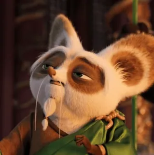🥋 Master Shifu Kung Fu Panda 卡通, 熊猫, 师傅, 师父, 动画电影 whatsapp sticker