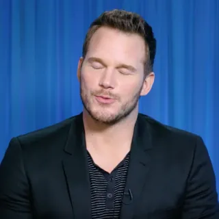 🐁 Chris Pratt Chris Pratt, aktor, selebriti, potret telegram sticker