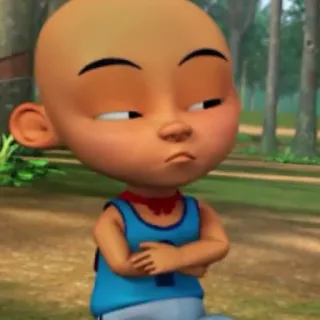 👶 Upin การ์ตูน, ตัวละคร, แอนิเมชัน, เด็ก, Upin telegram sticker