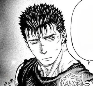 ⚔ Guts Berserk Anime, Manga, Berserk, Guts, Personaje telegram sticker